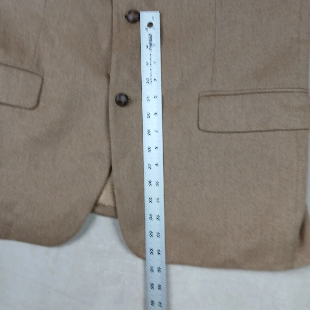 Tasso Elba Lanificio Campore 44R Mens Sport Coat‎ Jacket Blazer Camel Hair